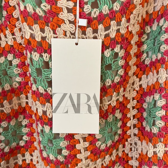 Zara NWT never worn best seller crochet dress. Size L. - Picture 4 of 4